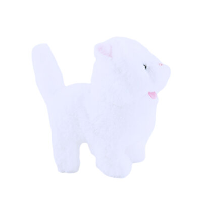 Kutulu Yürüyen ve Sesli Sevimli Peluş Kedi