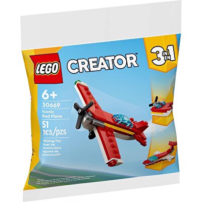 LEGO Creator 3 in 1 İkonik Kırmızı Uçak 30669