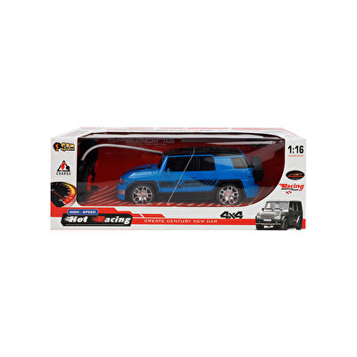 Uzaktan Kumandalı Şarjlı Mavi Jeep Araba