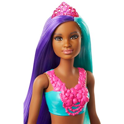 Barbie Dreamtopia Denizkızı Bebekler Mavi Mor Saçlı GJK10