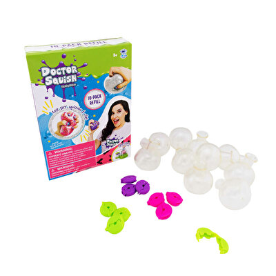 Doctor Squishy Yedek Paket 10 Adet Balon ve Klips