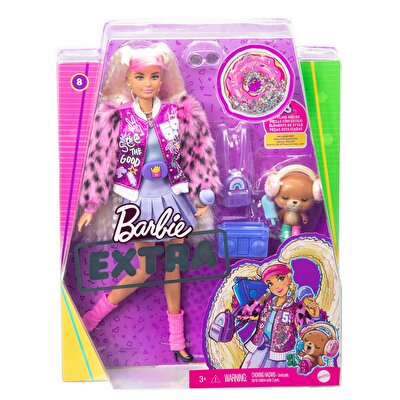 Barbie Extra Pembe Şapkalı Bebek GYJ77