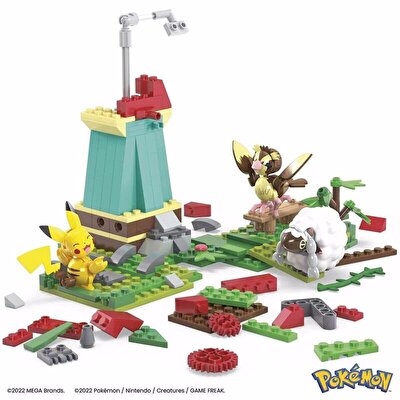 Mega Bloks Pokemon Yel Değirmeni Kasabası Seti HKT21