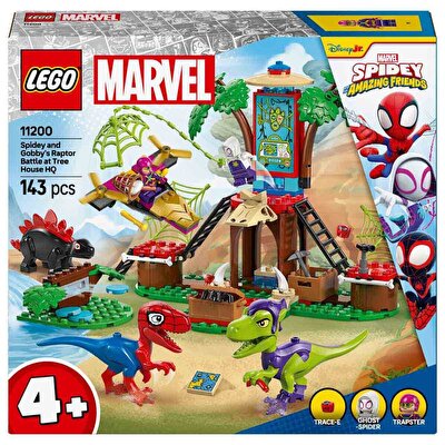 LEGO Marvel Ağaç Ev Karargahında Spidey ve Gobby'nin Raptor Savaşı 11200