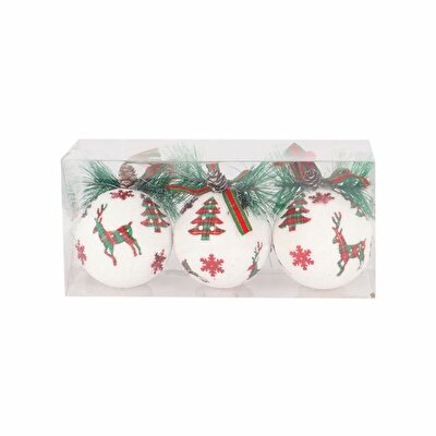 Yılbaşı Ağaç Süsü 3'lü Paket