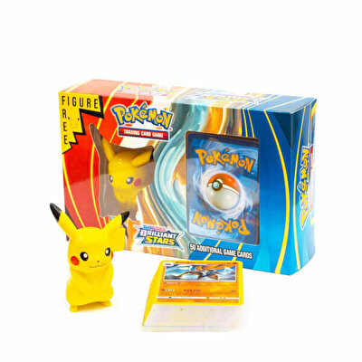 Pokemon Trading Card Game 5'li Paket ve Pokemon Figürü