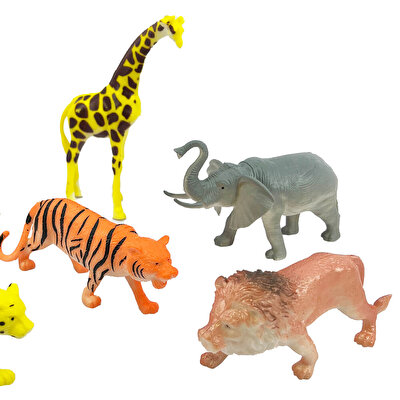 Poşette 6'lı Vahşi Hayvan Seti