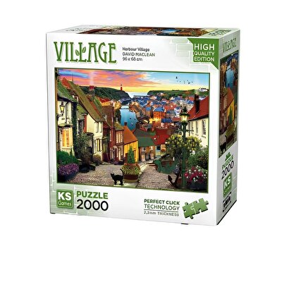 Ks Games Harbour Village 2000 Parça Puzzle