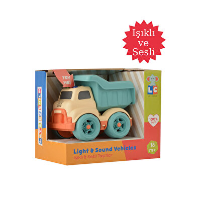 Let's Be Child Işıklı ve Sesli Minik Kamyon Beyaz
