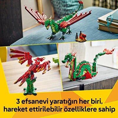 LEGO Creator 3'ü 1 Arada Orta Çağ Ejderhası 31161