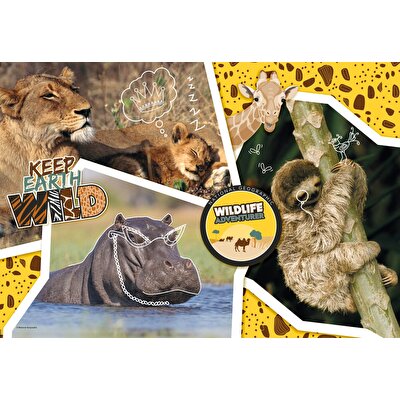 Clementoni National Geographic Kids Wildlife Adventure Puzzle 104 Parça