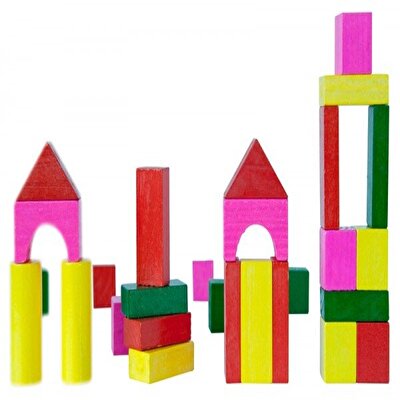 Bu Bu Ahşap Bloklar 30 Parça