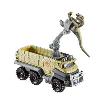 Matchbox Jurassi̇c World Di̇no Transporter Arabaları Blue Velocıraptor At Atrocıraotır JGM10