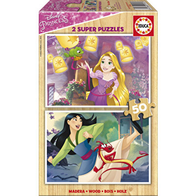 Educa Puzzle 2x50 Parça Disney Princesses
