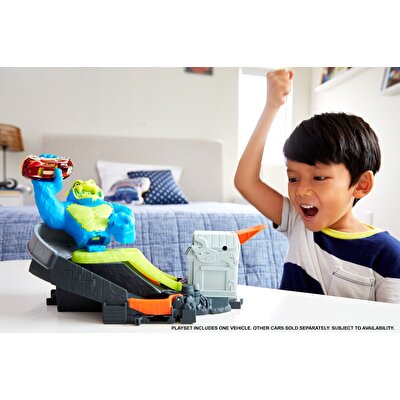 Hot Wheels Yaratık Macerası Oyun Seti Serisi Zehirli Goril Saldırısı GTT66