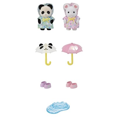 Sylvanian Families Anaokulu Arkadaşları Yağmurlu Gün İkilisi