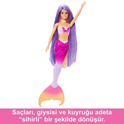 Barbie Renk Değiştiren Deniz Kızı ve Aksesuarları HRP97
