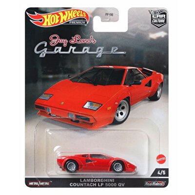 Hot Wheels Car Culture Arabalar Jay Leno's Lamborghini Countach LP 5000 QV Kırmızı HCK09