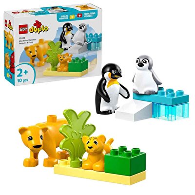 LEGO DUPLO Kasabası Vahşi Hayvan Aileleri: Penguenler ve Aslanlar 10442