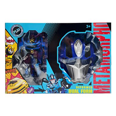 Maske ve Dönüştürülebilir Robot Mavi