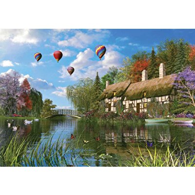 Ks Puzzle 1000 Parça Old River Cottage