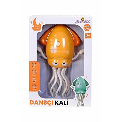 Dansçı Kali Müzikli Işıklı Hareketli Ahtapot Sarı