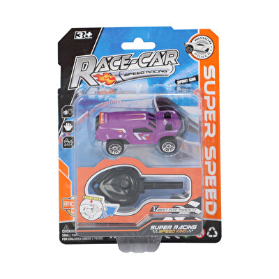 Anahtarlı Bas Gitsin Şehir Araçları Mor