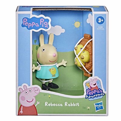 Peppa Pig ve Arkadaşları Sürpriz Tekli Figür Rebecca Rabbit F2208
