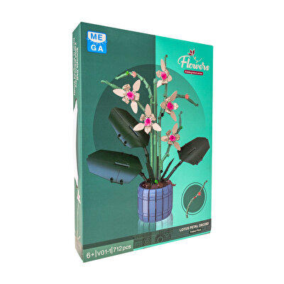 Mega Blok Çiçek Lotus 712 Parça