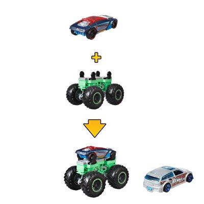 Hot Wheels Monster Trucks Dev Tekerlek Ustası Serisi Bone Sharkruser GWW15