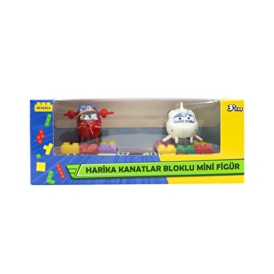 Harika Kanatlar Bloklu Mini Figür Flip ve Astra 2'li Set