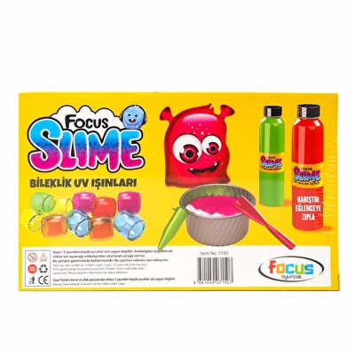 Slime Deney Seti ve UV Işınlı Bileklik