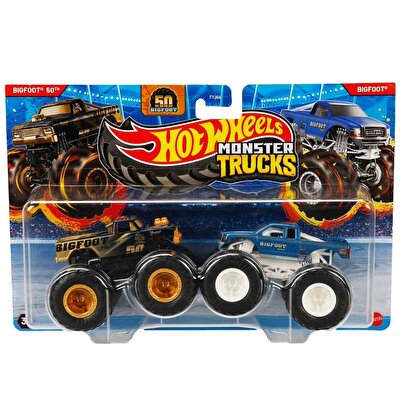 Hot Wheels Monster Trucks Güçlü İkili 1:64 Arabalar Bigfoot JCC69