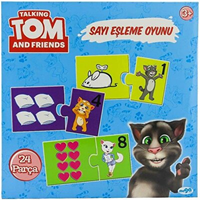Konuşan Kedi Tom Sayı Eşleme Oyunu
