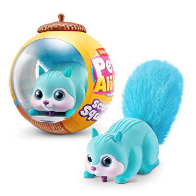 Pets Alive Koşan Sevimli Sincap 9565GQ1 Turkuaz