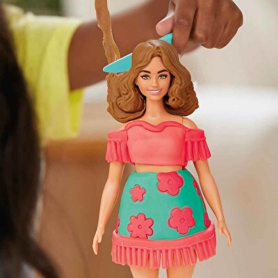 Play Doh Barbie Çiçekli ve Püsküllü Seti G1360
