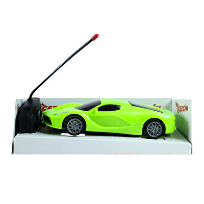 1:18 Pilli Uzaktan Kumandalı Full Fonksiyon Yeşil Gezgin Araba