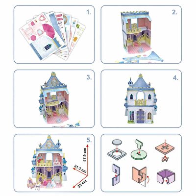 Cubic Fun 3D Puzzle Fairytale Castle 81 Parça