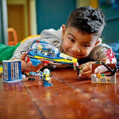 LEGO City Su Polisi Dedektif Görevleri 60355