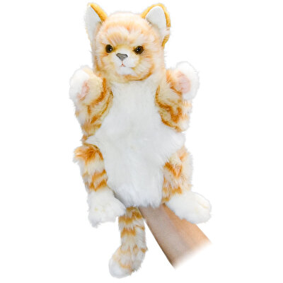 Hansa Creations Ginger Cat El Kuklası Peluş 30 Cm
