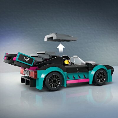 LEGO City Yarış Arabası ve Araba Taşıyıcı Kamyon 60406