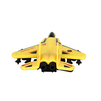 Çek Bırak Savaş Uçakları Sarı 12 Cm