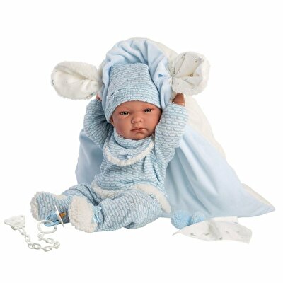 Llorens Nico Con Cojin Celeste 38 cm.