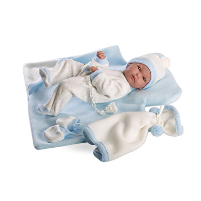 Llorens Pipo Pijama Azul Con Combiador 35 Cm