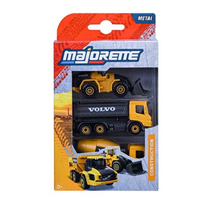 Majorette Volvo 3’lü İnşaat Araçları 4