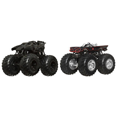 Hot Wheels Monster Trucks Güçlü İkili 1:64 Arabalar Batman & Batman Classıc Tv Series JCC80