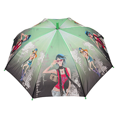 Rubenis Yeşil Saplı Şemsiye