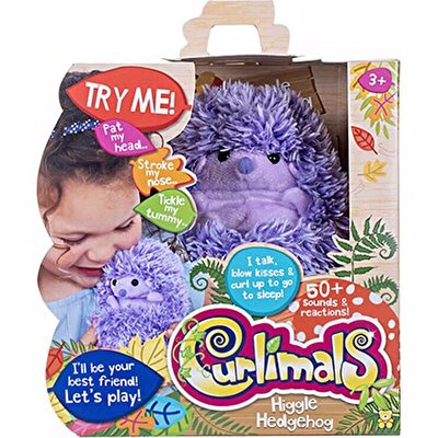 Curlimals Gıdıklanan Dostum Mor Kirpi 3705