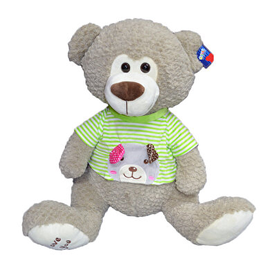 Yeşil Tişörtlü Kahverengi Ayı 60 cm.