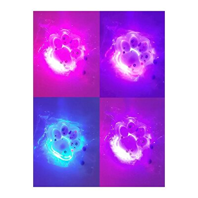 Işıklı Şeffaf Pati Squishy